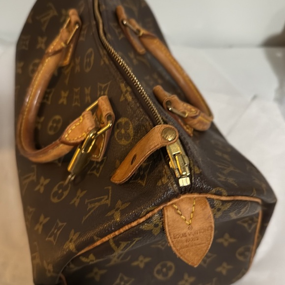 Vintage Louis Vuitton Speedy 30 Monogram with lock and key #310 - Picture 14 of 16